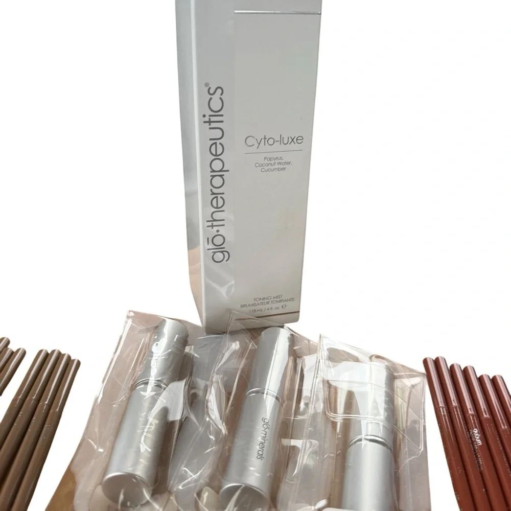 GLO SKIN BEAUTY & GLOMINERALS MAKEUP BUNDLE - FULL SIZE + NEW ITEMS (LOT 5)